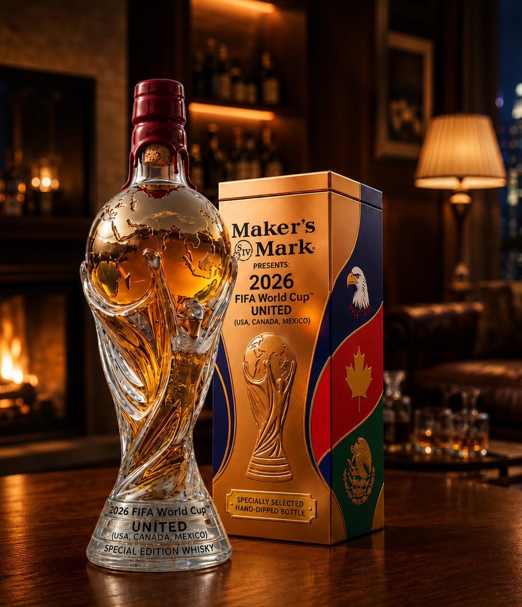 2026 World Cup Trophy Whisky Decanter
