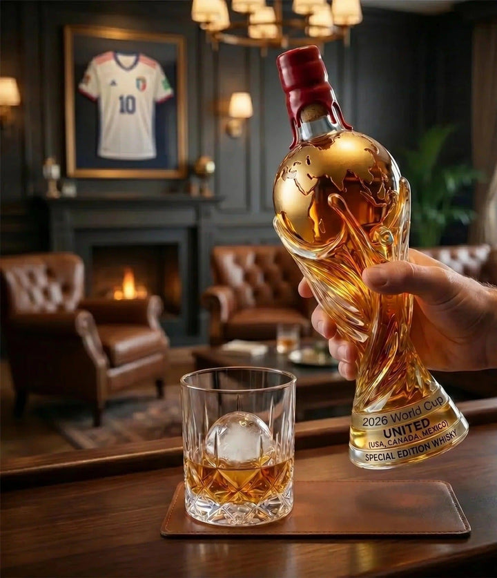 2026 World Cup Trophy Whisky Decanter