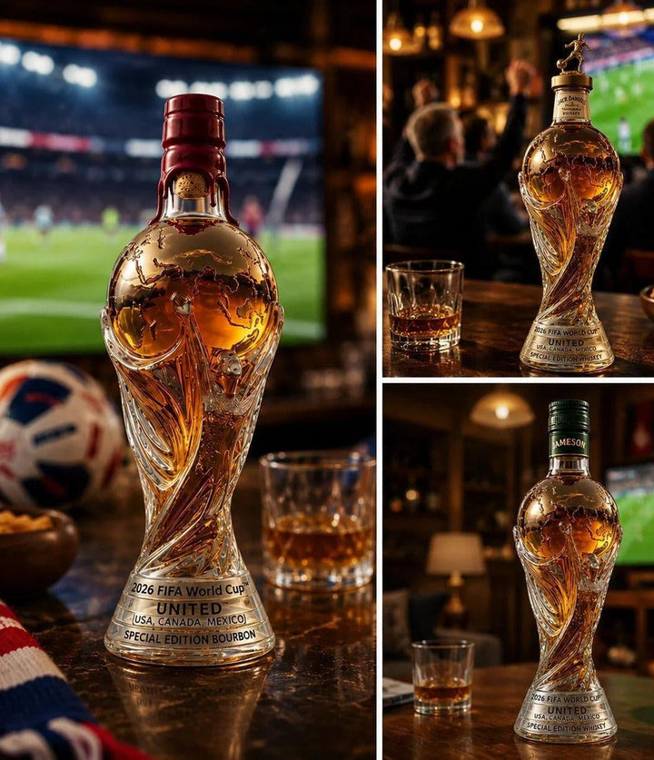 2026 World Cup Trophy Whisky Decanter