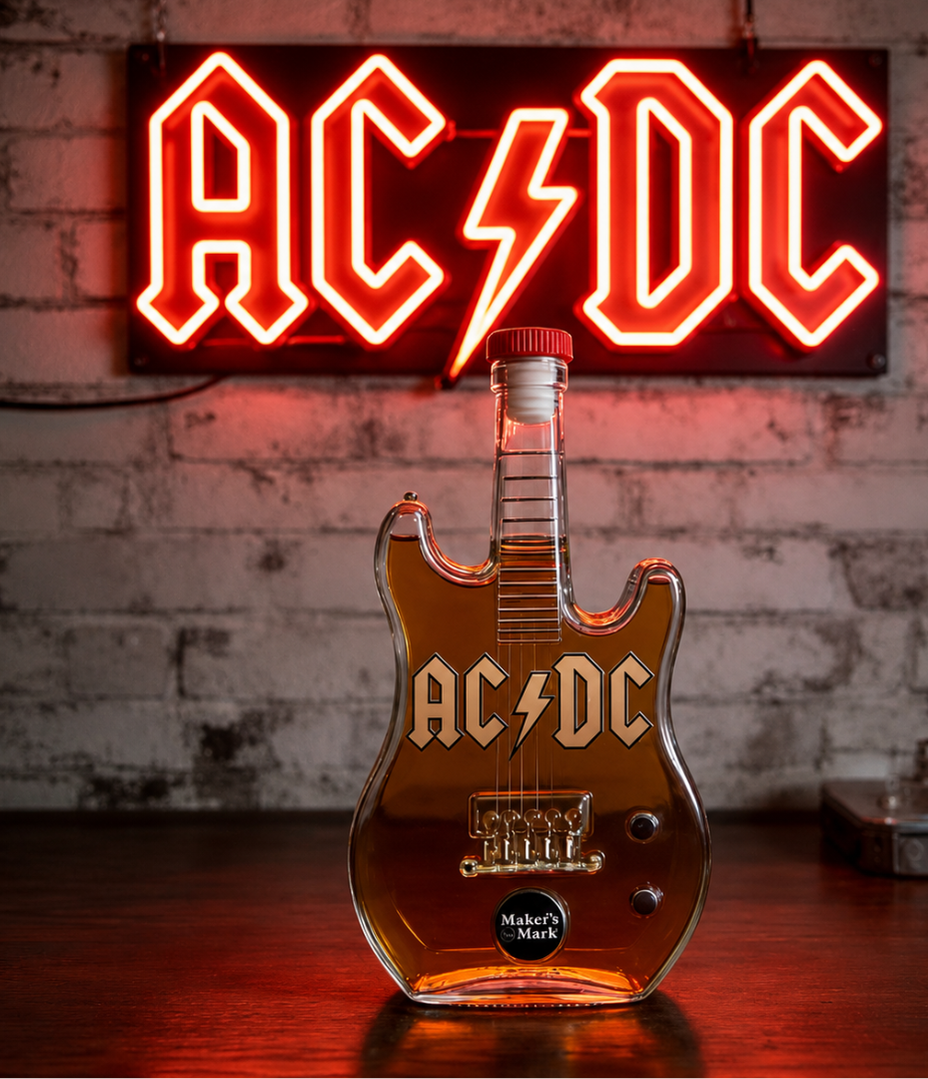 AC/DC Guitar Whisky Decanter