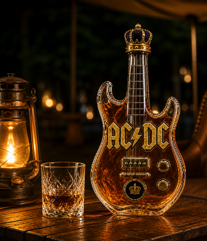 AC/DC Guitar Whisky Decanter