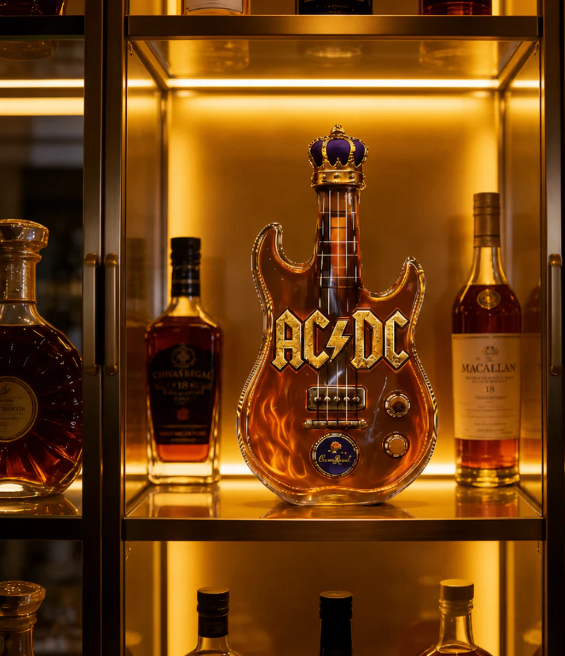 AC/DC Guitar Whisky Decanter