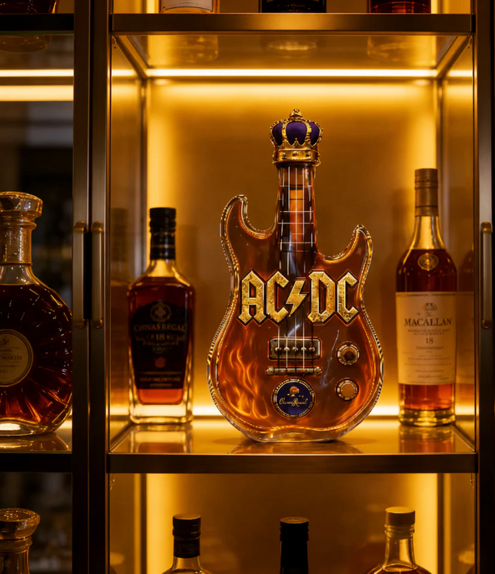 AC/DC Guitar Whisky Decanter
