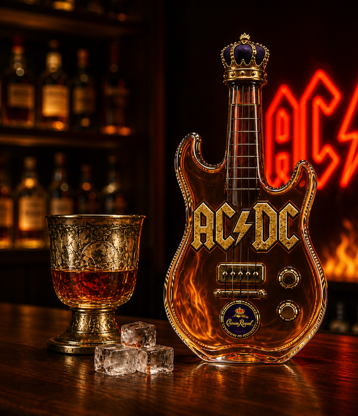 AC/DC Guitar Whisky Decanter