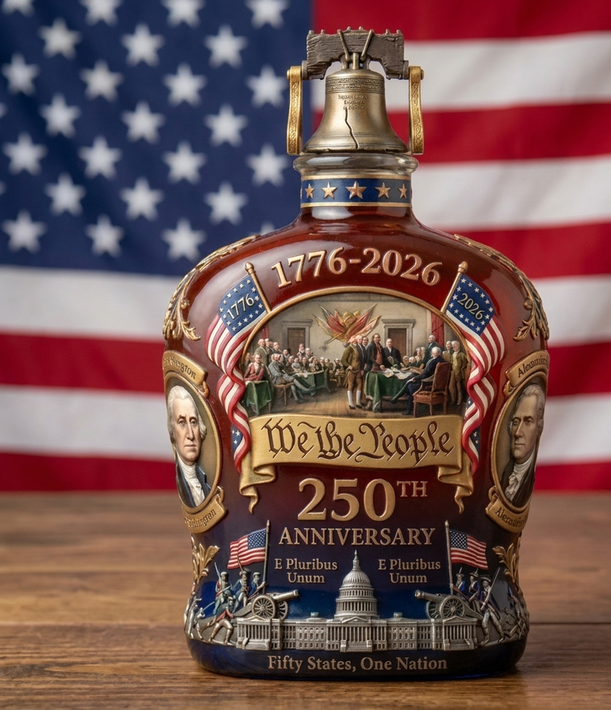 America 250th Anniversary Whisky Decanter & Glass Set