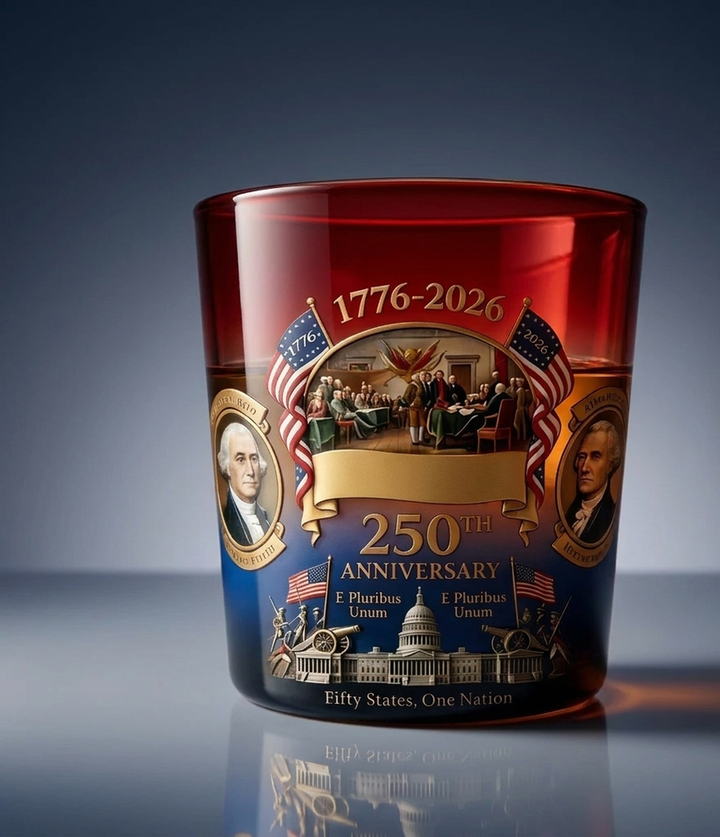 America 250th Anniversary Whisky Decanter & Glass Set