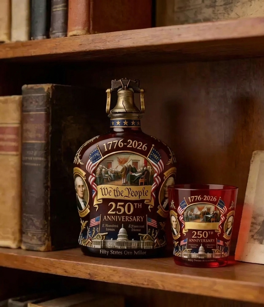America 250th Anniversary Whisky Decanter & Glass Set