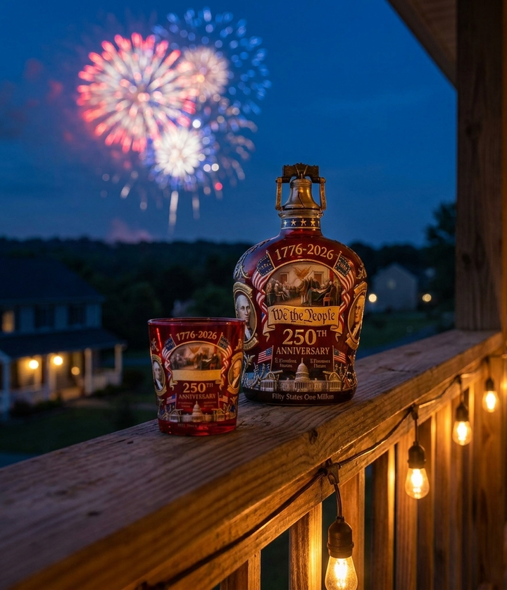 America 250th Anniversary Whisky Decanter & Glass Set