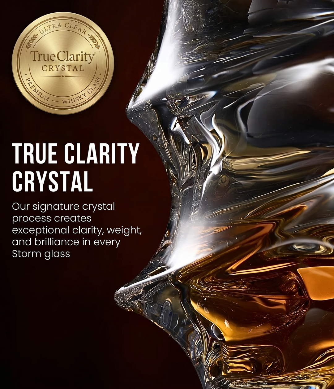 Arashi Japanese Crystal Whisky Glass