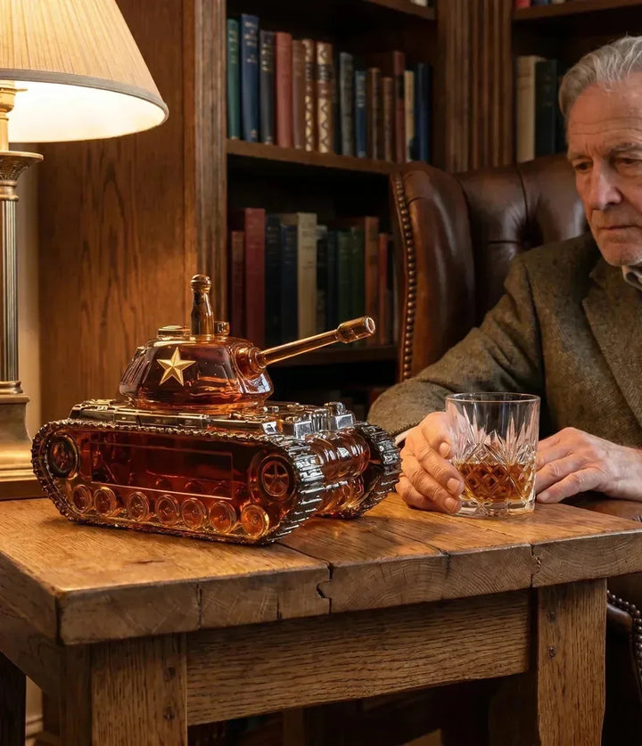 Battle Tank Whisky Decanter