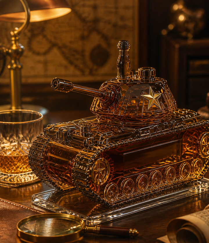 Battle Tank Whisky Decanter