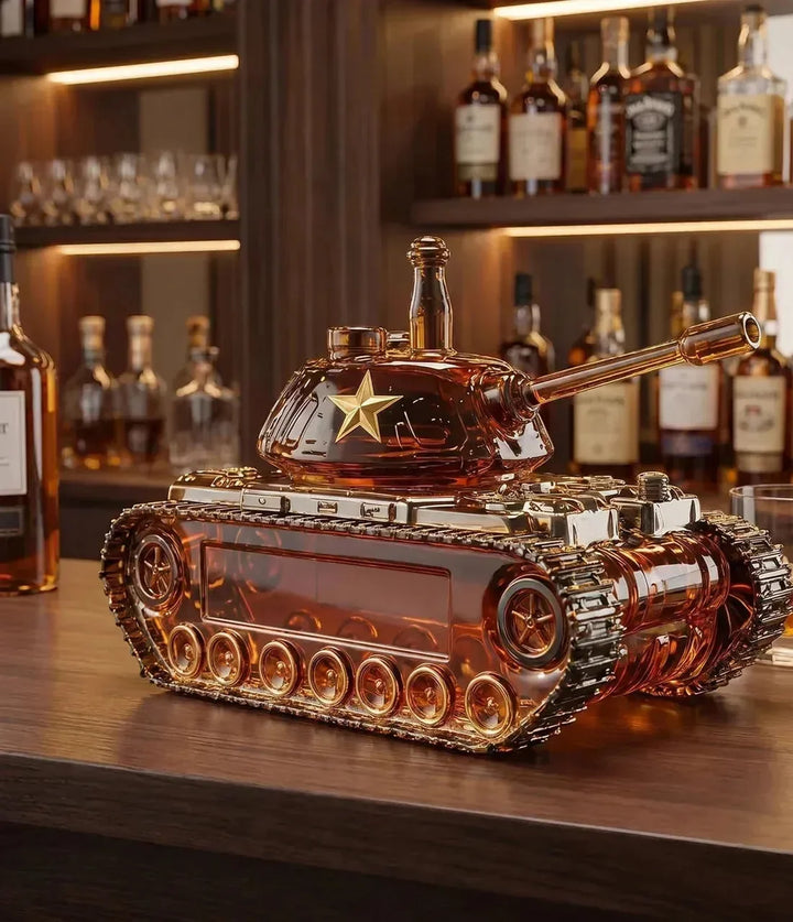 Battle Tank Whisky Decanter