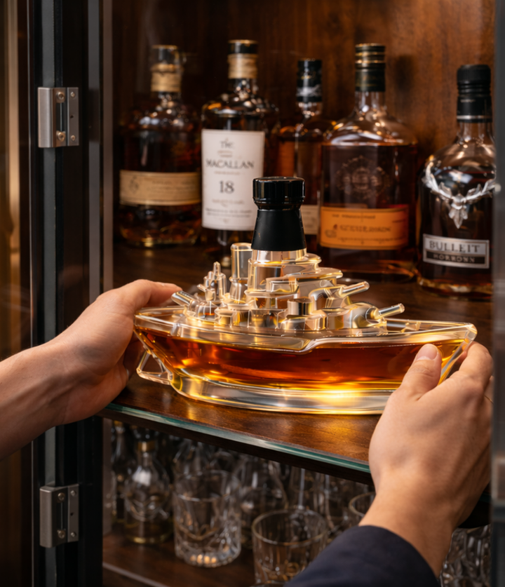 Battleship Whisky Decanter