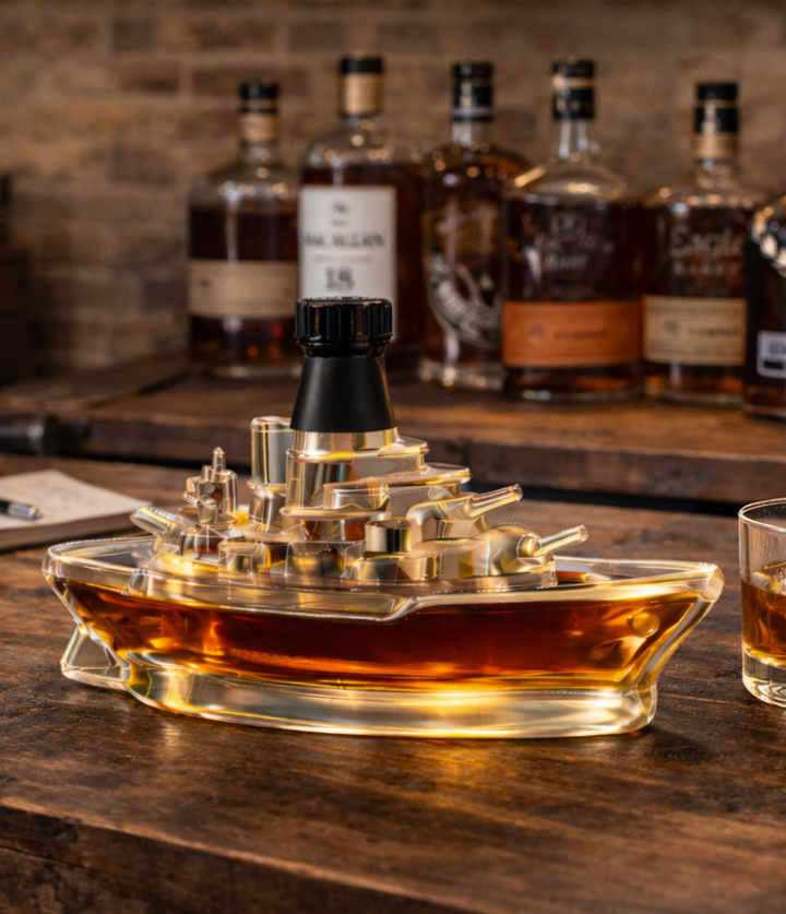 Battleship Whisky Decanter