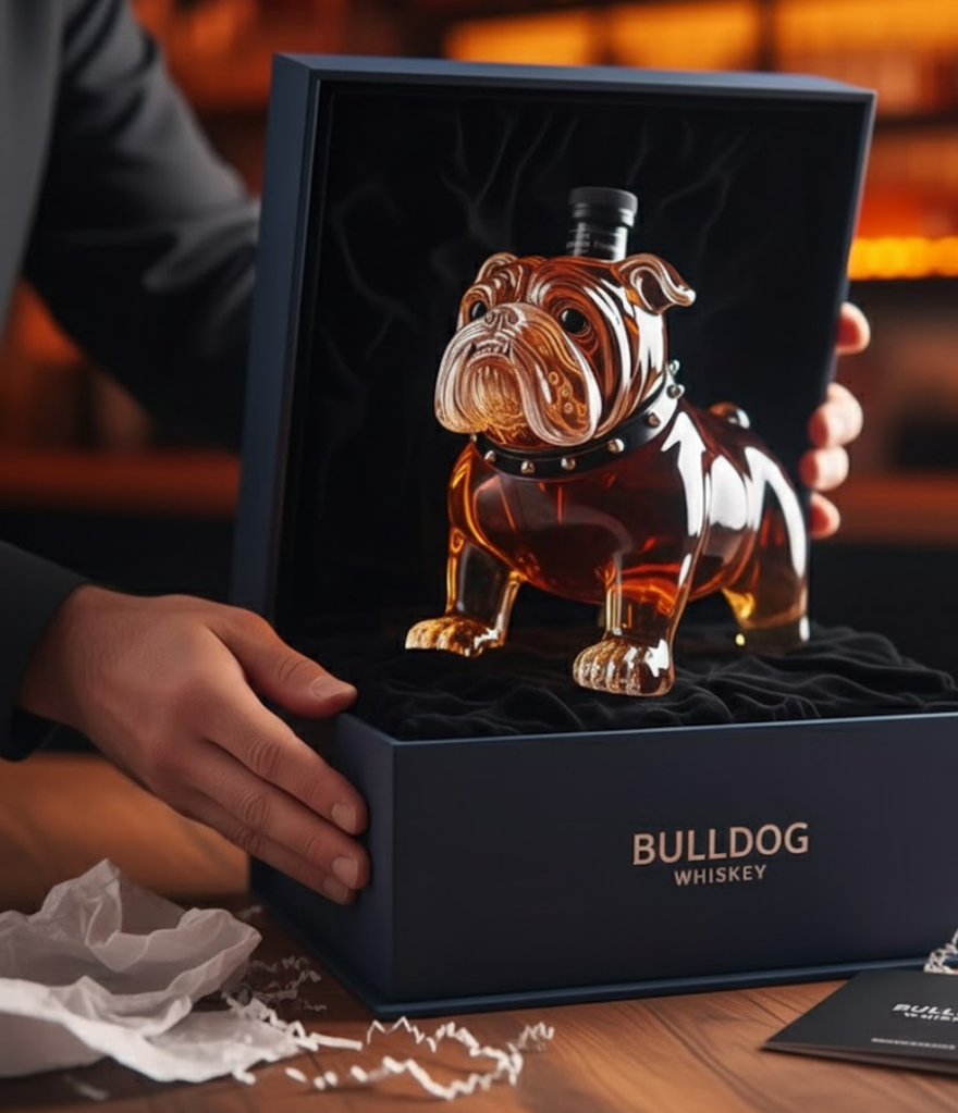 Bulldog Whisky Decanter