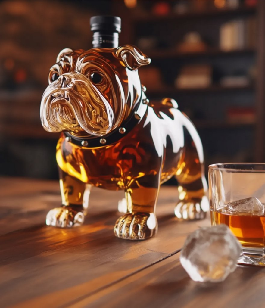 Bulldog Whisky Decanter