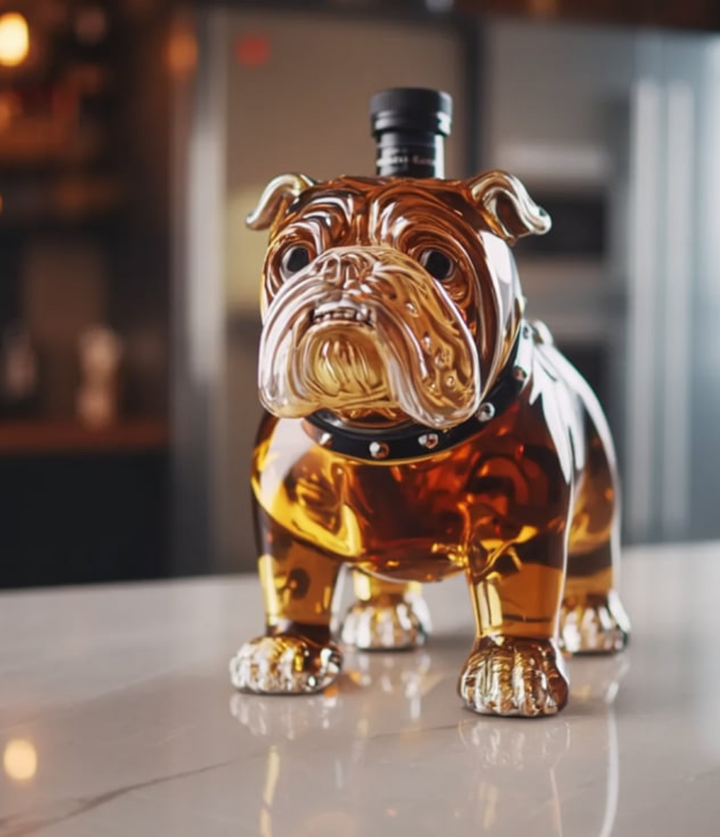 Bulldog Whisky Decanter