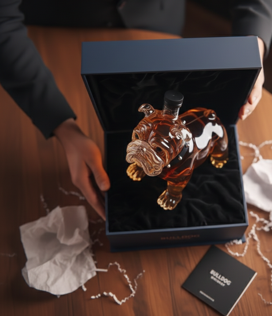 Bulldog Whisky Decanter