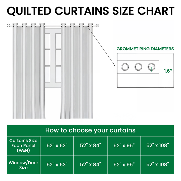 Stormscale Crystal Twins Quilted Curtains NCU0XD2180