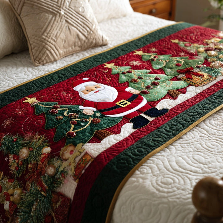 Evergreen Joy Quilted Bed Runner NCU0TV681