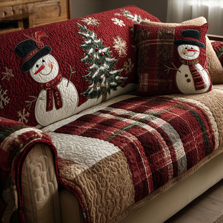 Festive Nights Quilted Sofa Cover NCU0PT9674