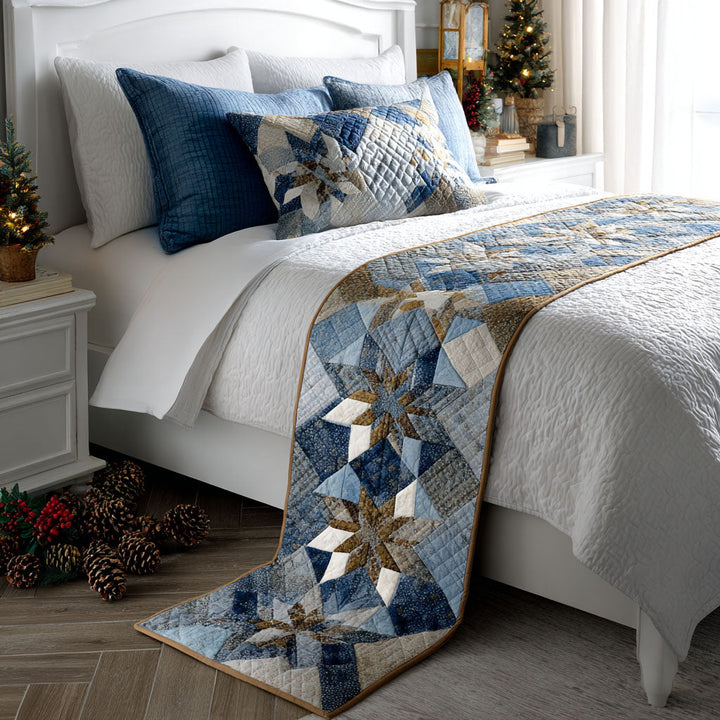 Frosted Petals Quilted Bed Runner NCU0PT10648