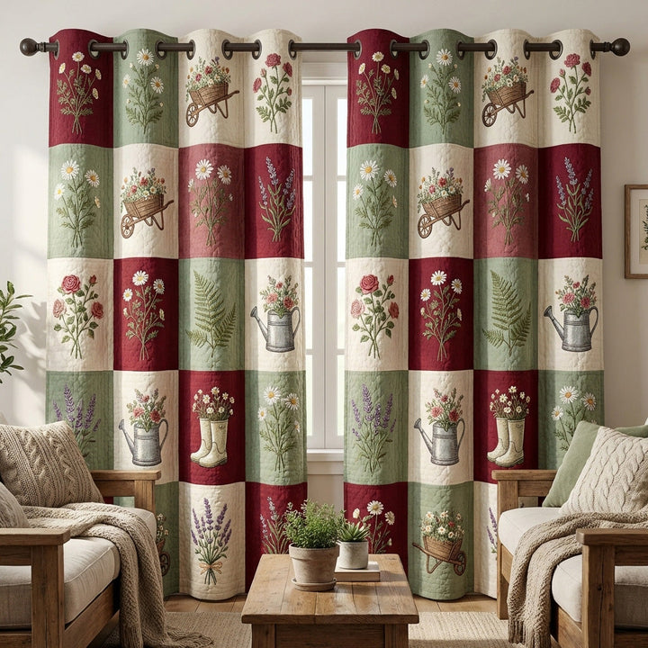 Herb Garden Quilted Curtains NCU0TV1768