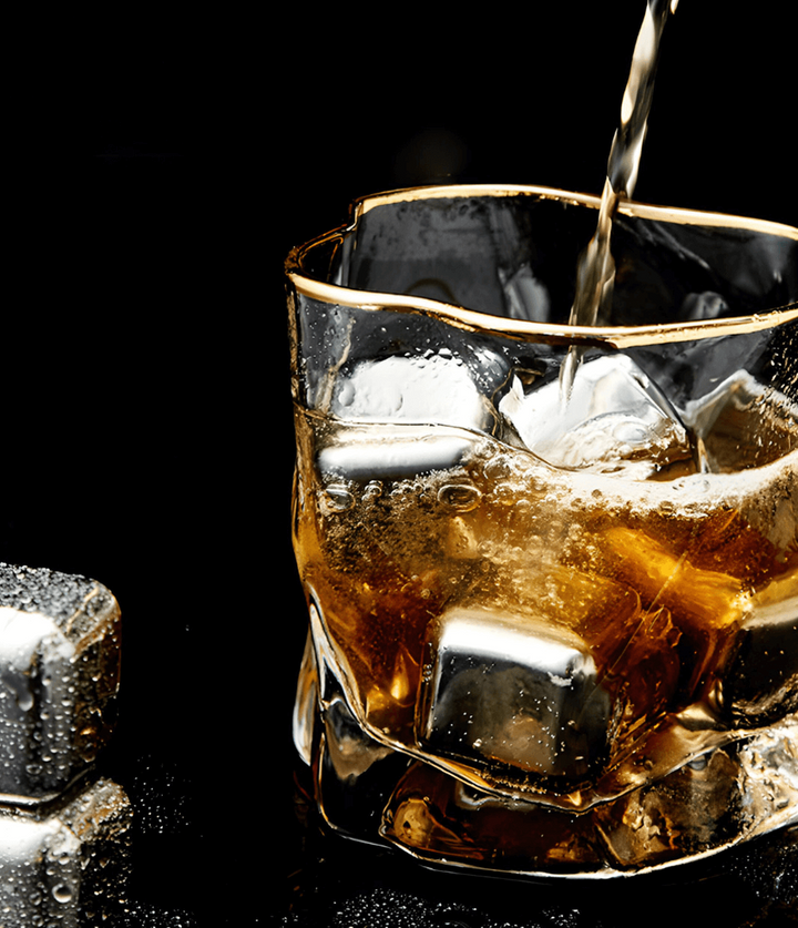 Hoshi Gold Japanese Crystal Whisky Glass