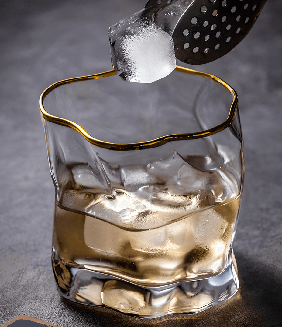 Hoshi Gold Japanese Crystal Whisky Glass