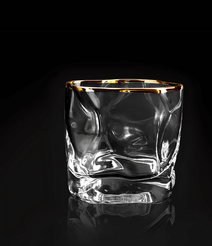 Hoshi Gold Japanese Crystal Whisky Glass
