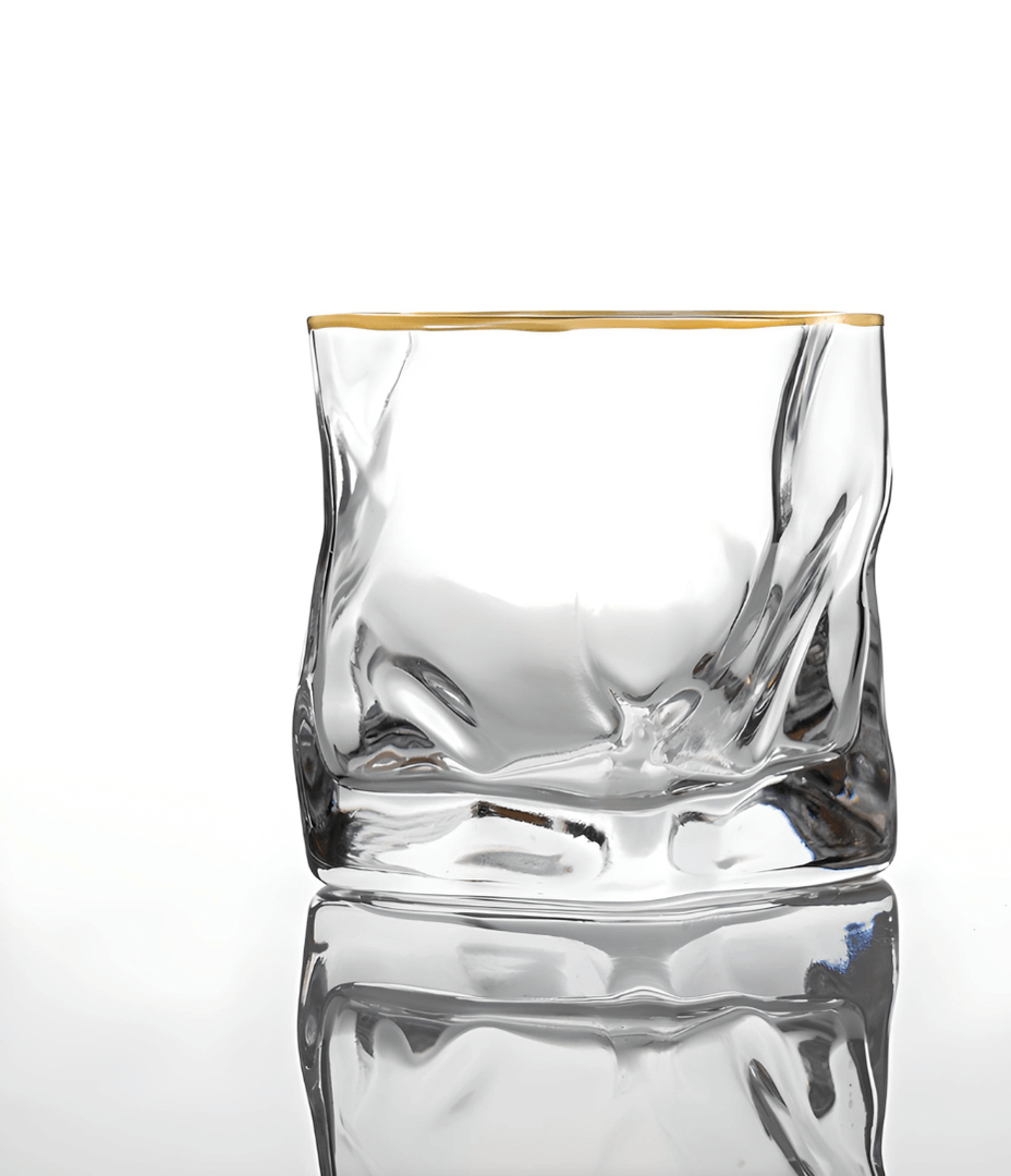 Hoshi Gold Japanese Crystal Whisky Glass