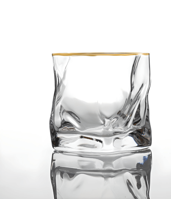 Hoshi Gold Japanese Crystal Whisky Glass