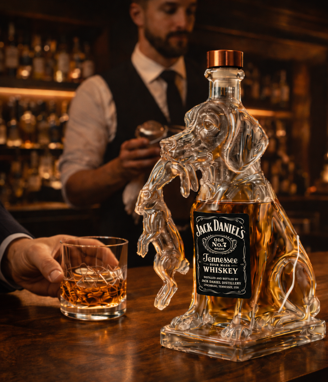 Hunting Dog Whisky Decanter