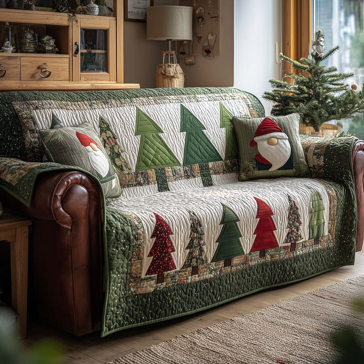 Into The Pines Quilted Sofa Cover NCU0TH3797