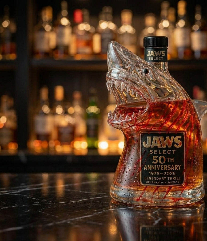 Jaws Shark Whisky Decanter