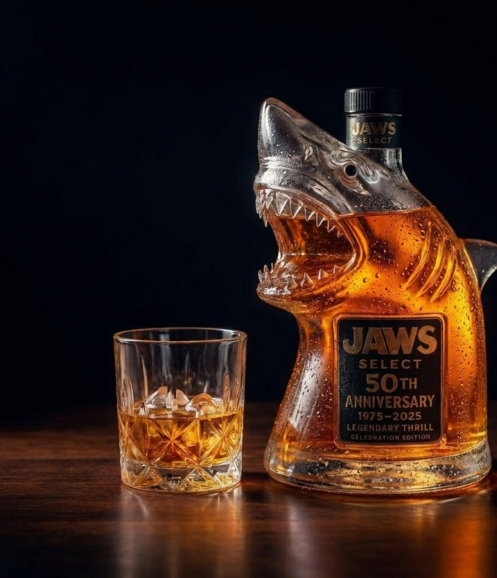 Jaws Shark Whisky Decanter