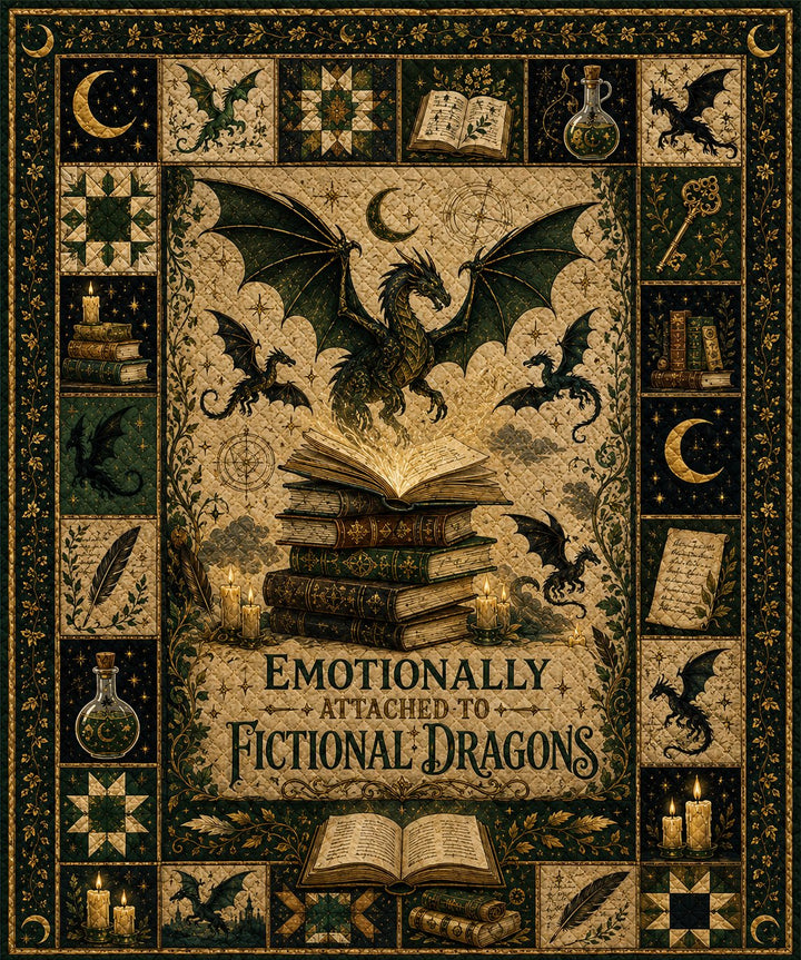 Fourth Wing Dragon Rider Quilt, Fantasy Romance Bookish Gift