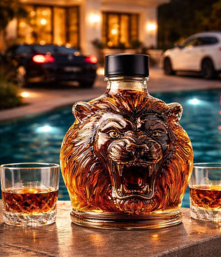 Lion Head Whisky Decanter