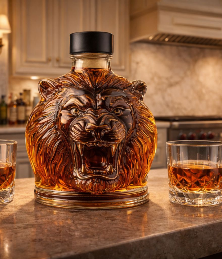 Lion Head Whisky Decanter