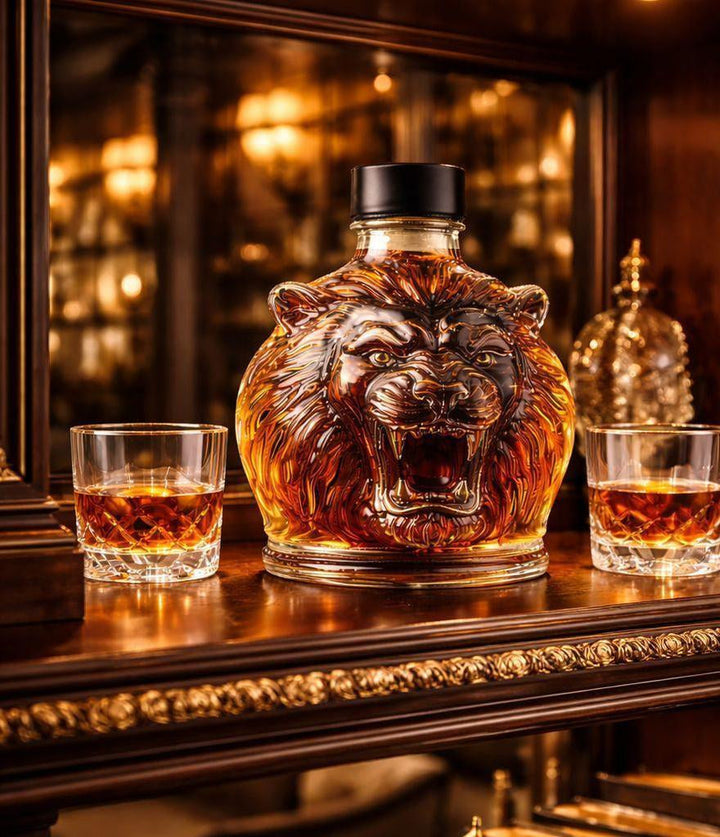 Lion Head Whisky Decanter