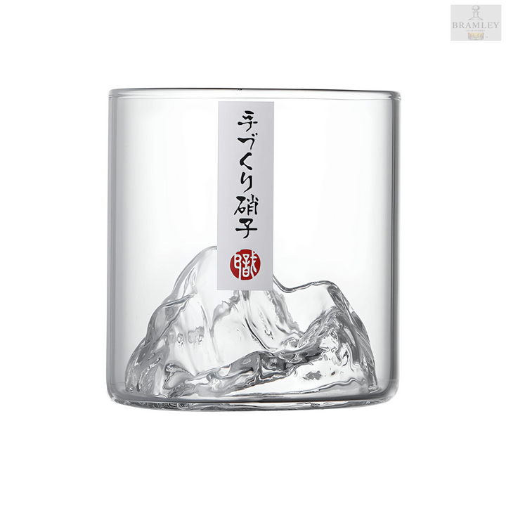 Mount Fuji Japanese Crystal Whisky Glass