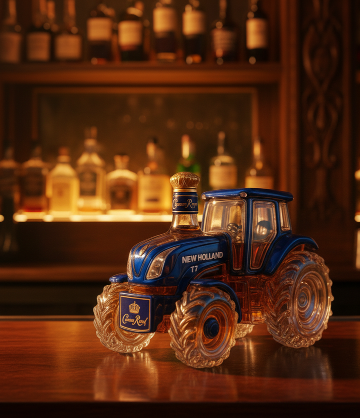 New Holland T7 Tractor Whisky Decanter