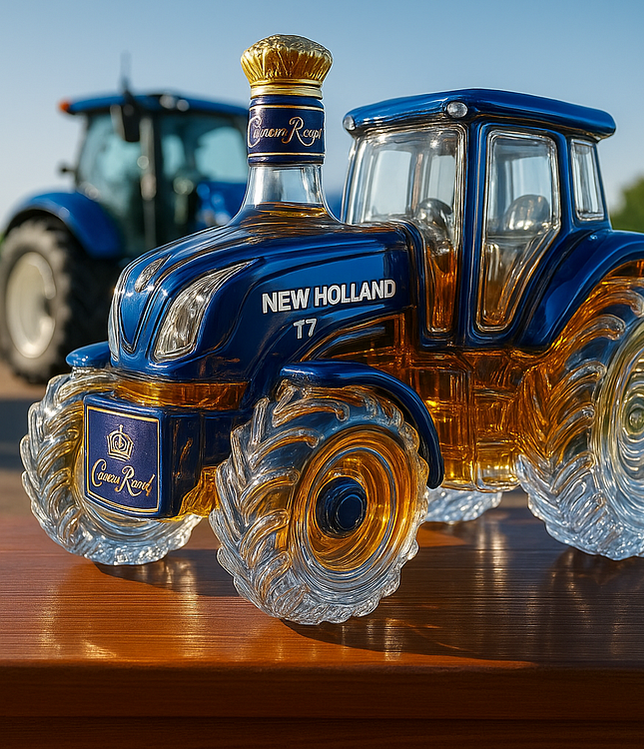 New Holland T7 Tractor Whisky Decanter