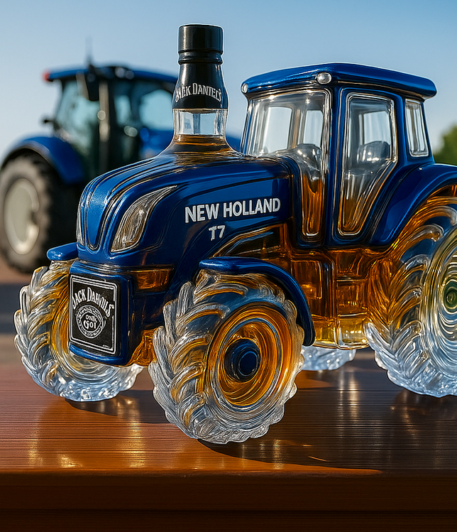 New Holland T7 Tractor Whisky Decanter