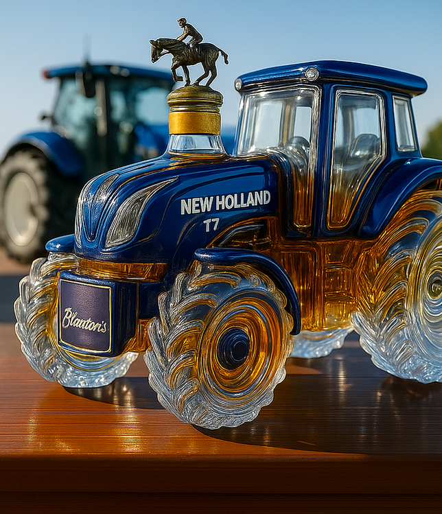 New Holland T7 Tractor Whisky Decanter
