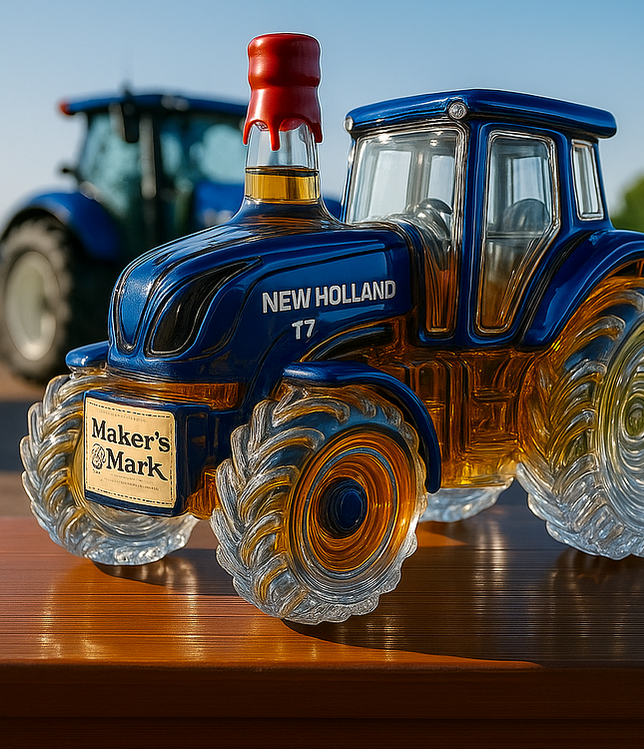 New Holland T7 Tractor Whisky Decanter