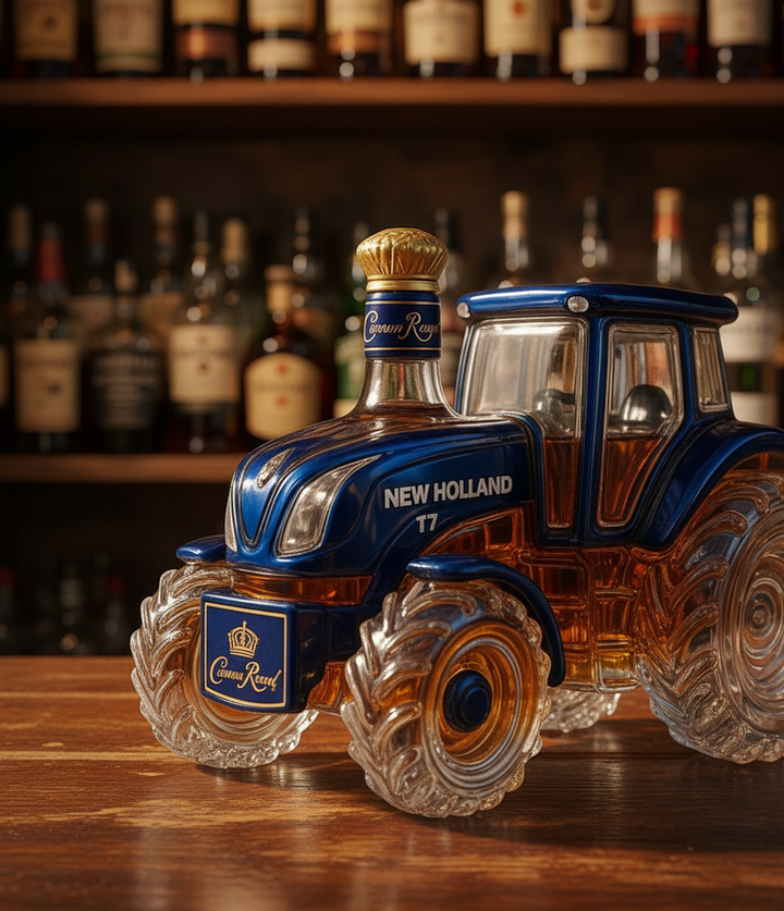 New Holland T7 Tractor Whisky Decanter