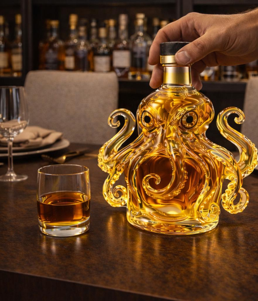 Octopus Whisky Decanter