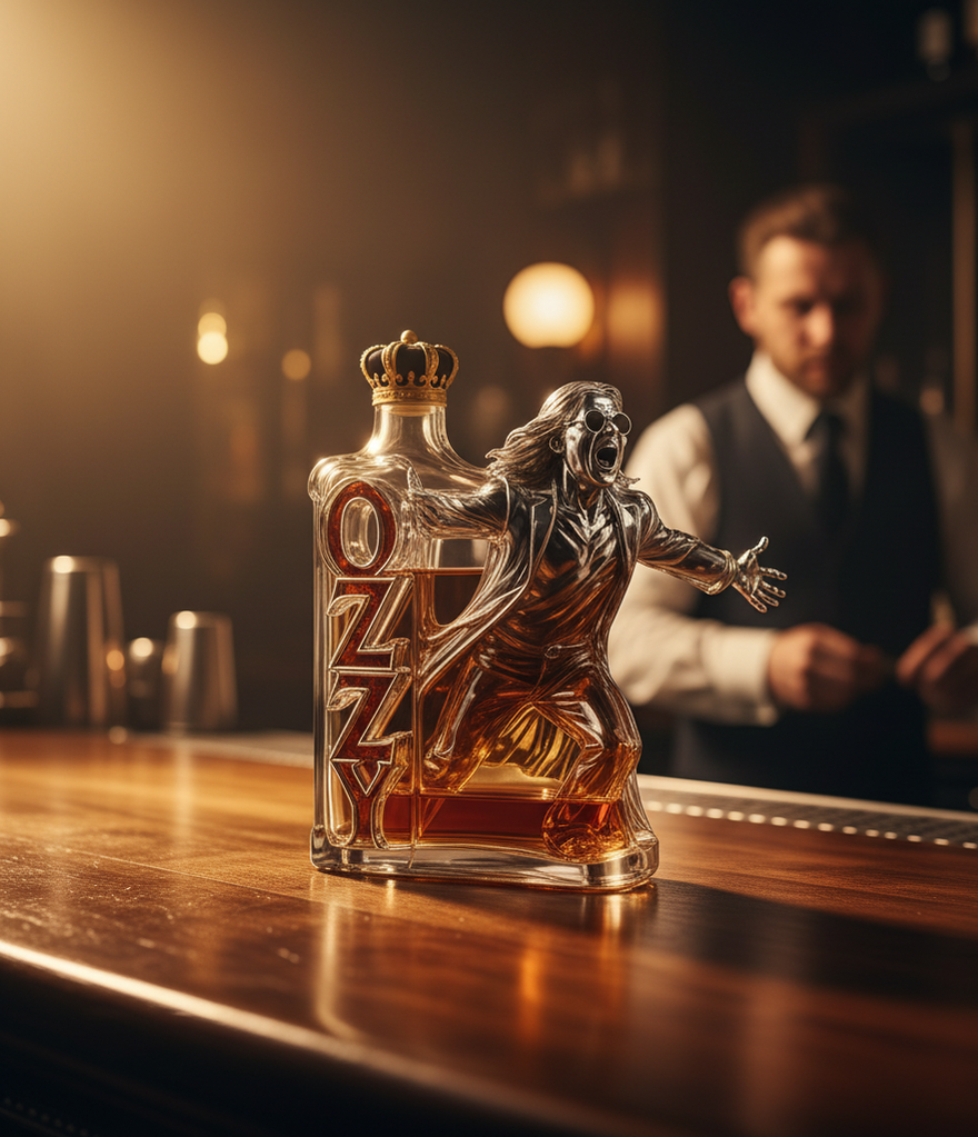 Ozzy Osbourne Scream Whisky Decanter