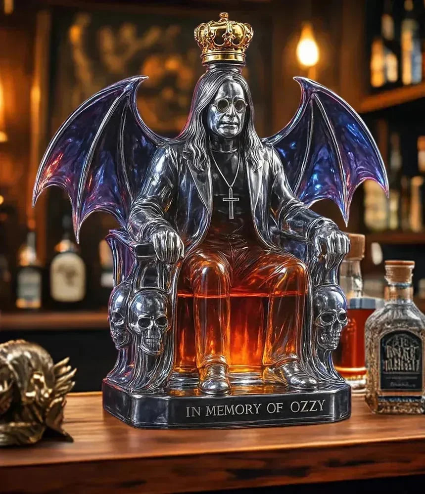 Ozzy Osbourne Throne Whisky Decanter